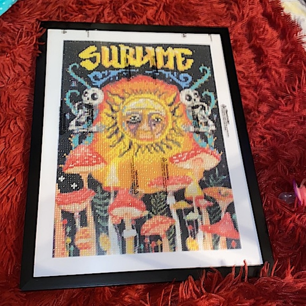 HAND-CRAFTED AND FRAMED, Sublime Diamond Painting!🔥 Accepting Reasonable Offers - Picture 3 of 5